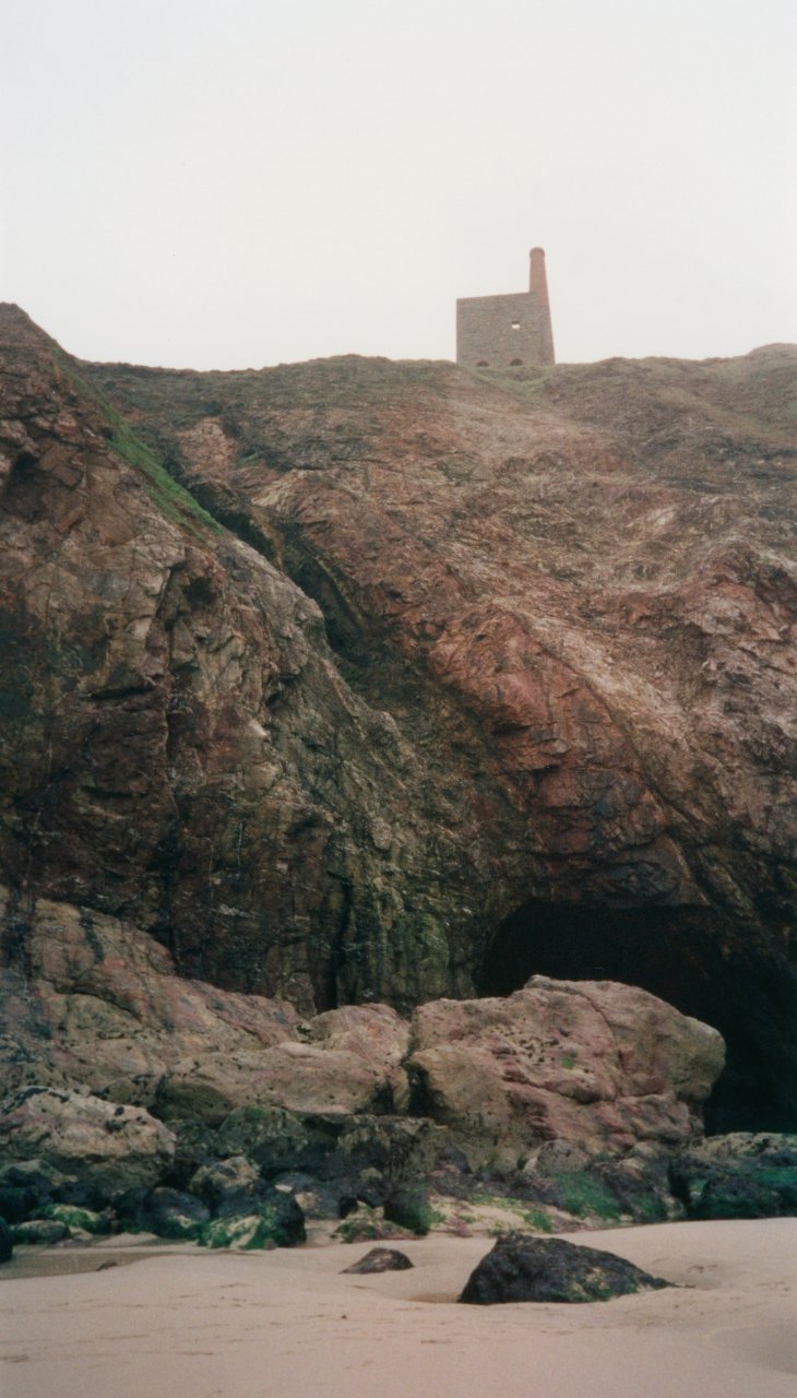 AandM at Wheal Coates tin mine 2000 5